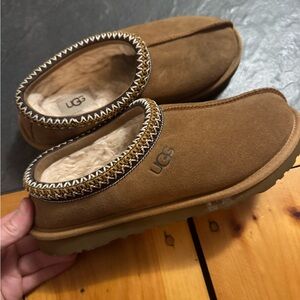 UGG Chestnut Suede Slip-Ons